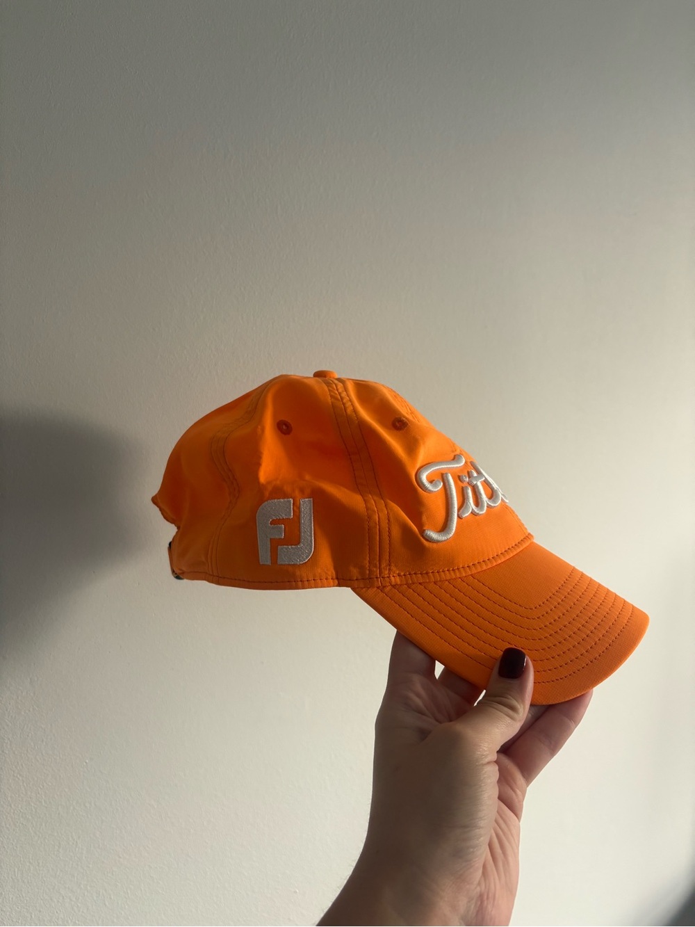 Titleist Orange Embroidered Hat